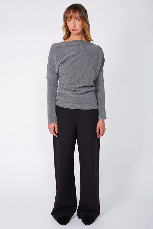 retaliate longsleeve top / grey marle