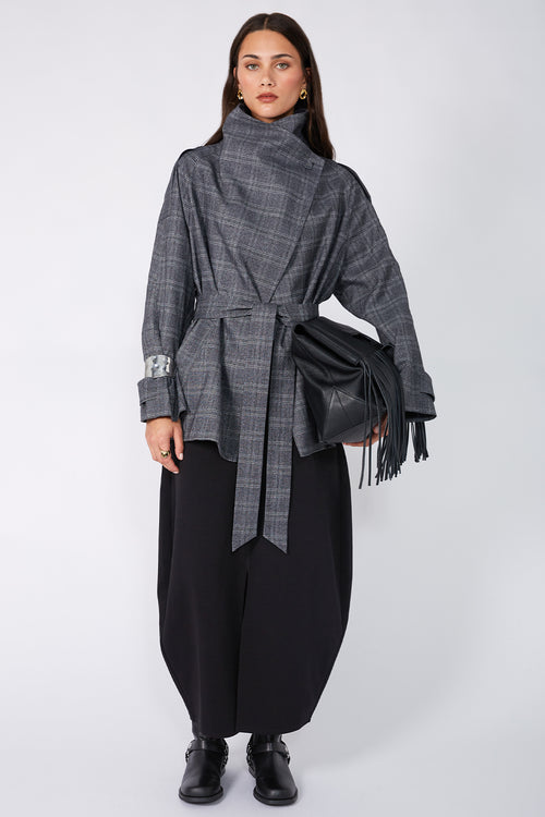 retreat skirt / black
