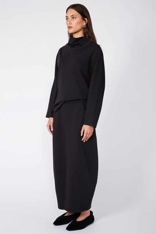 retreat skirt / black