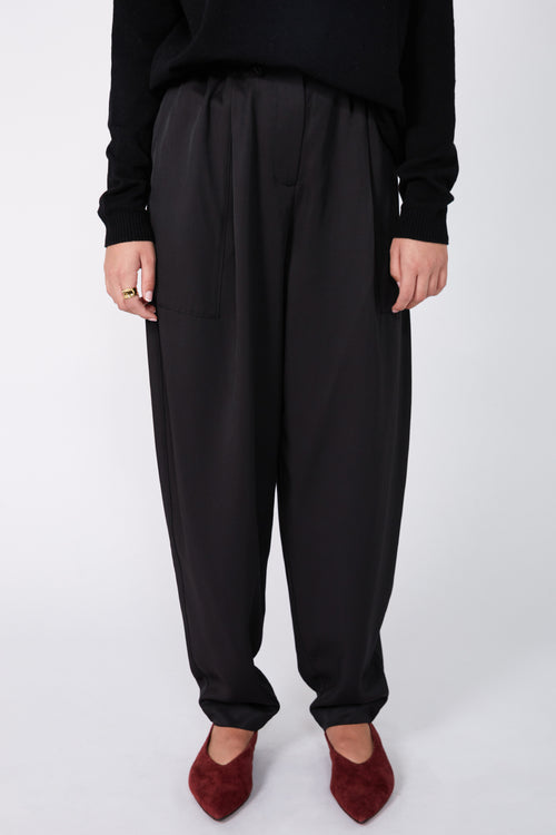 reverted pant / black