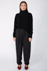 reverted pant / black