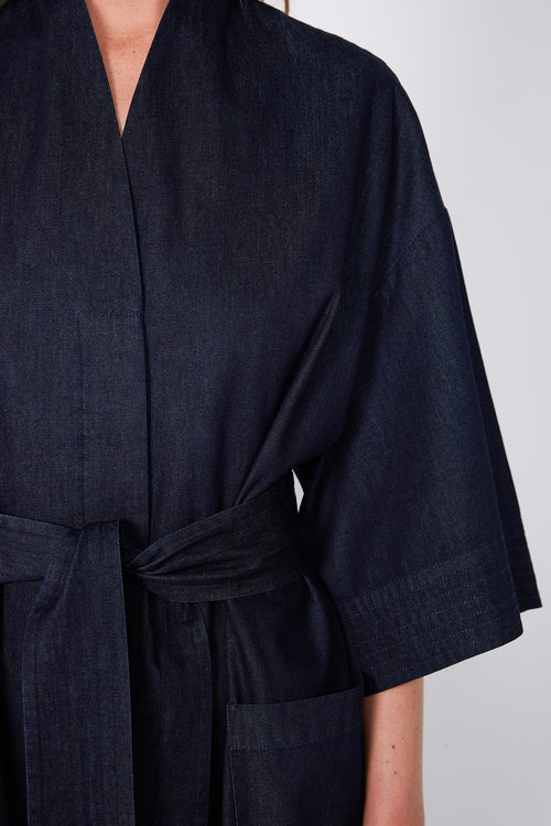 reward dress / dark indigo