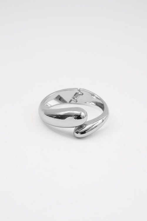 ripple drop bracelet / silver