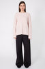 scanner ribbed sweater / sand rose