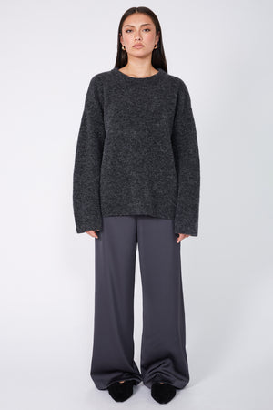 server sweater / dark charcoal marle