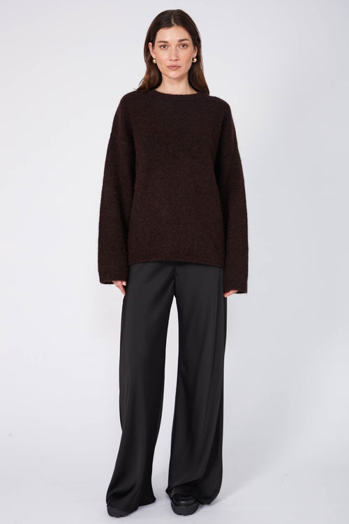 server sweater / espresso chocolate