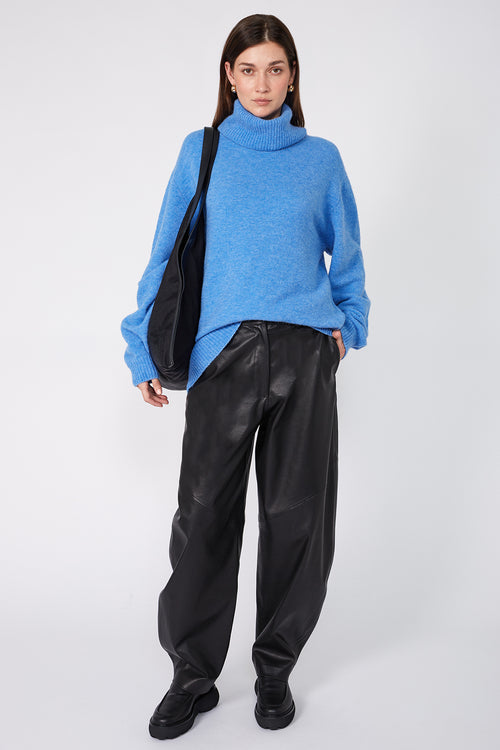 service sweater / cornflower blue marle