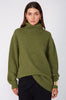 service sweater / moss green marle
