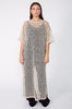 shimmered maxi dress / natural shimmer