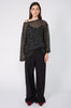 shimmered top / black shimmer