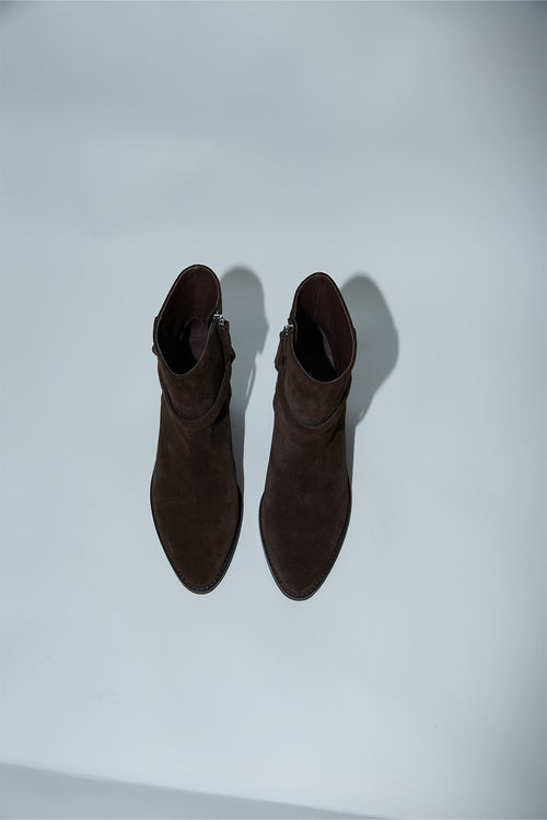 refine boot / dark chocolate