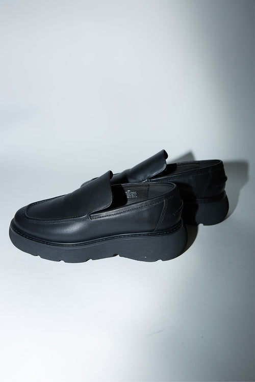 grid loafer / black