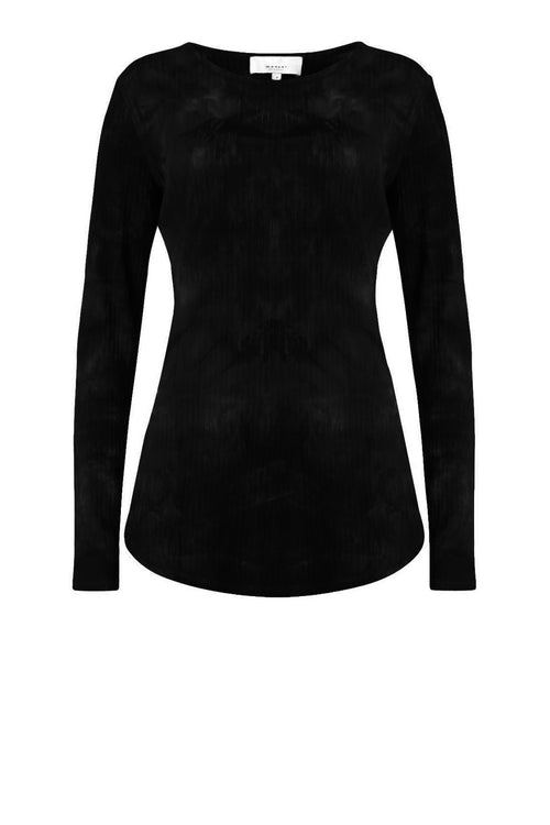shy layering top / black