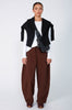 shy layering top / white