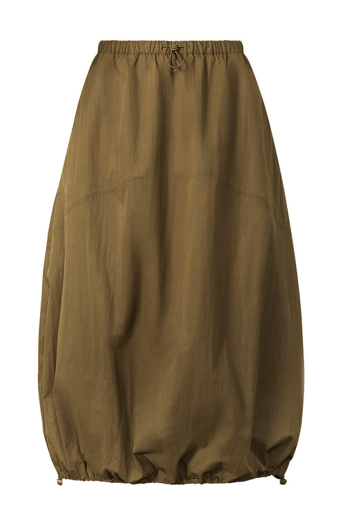ash skirt / khaki