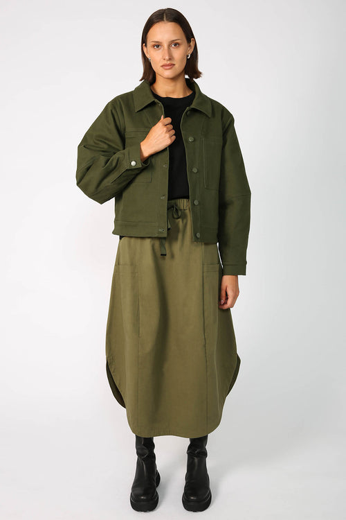 directed jacket / utility green