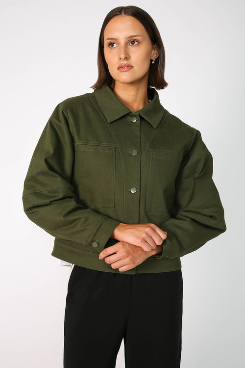 directed jacket / utility green