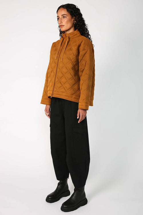 score jacket / dark cumin