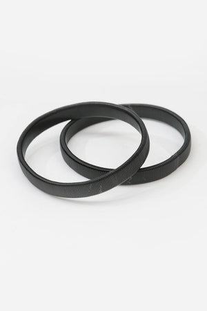 sleeve bands / black metallic