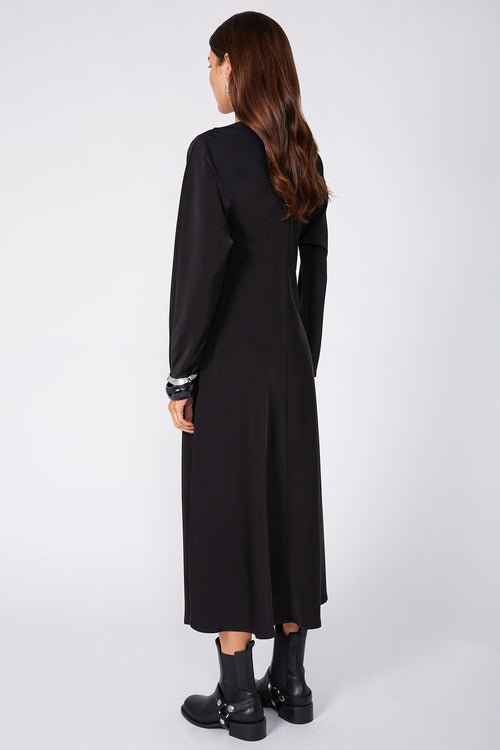 spatial dress / black