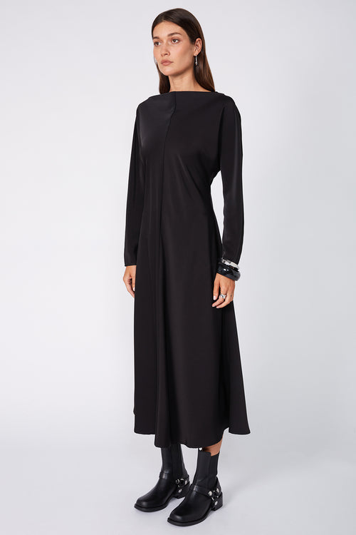 spatial dress / black