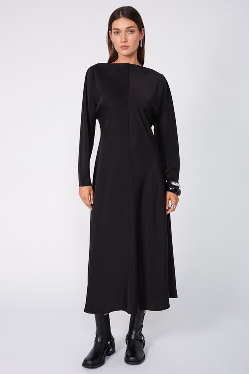 spatial dress / black