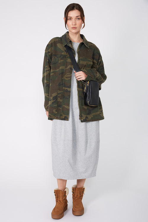 spin dress / grey marle