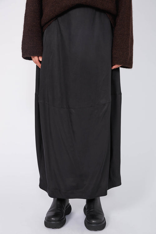 spin maxi skirt / black
