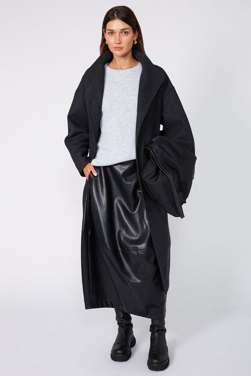 spin skirt / black