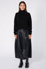 spin skirt / black