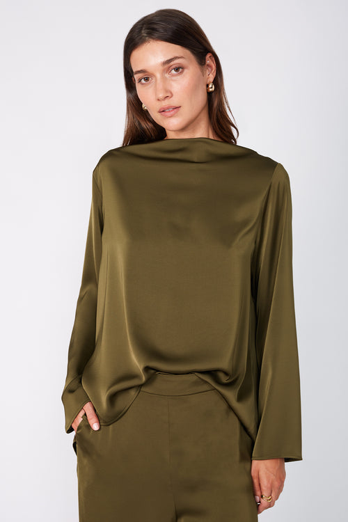 split top / khaki