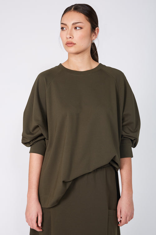 stand sweat / khaki