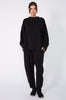 stepped sweat / black