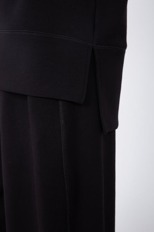 stepped sweat / black