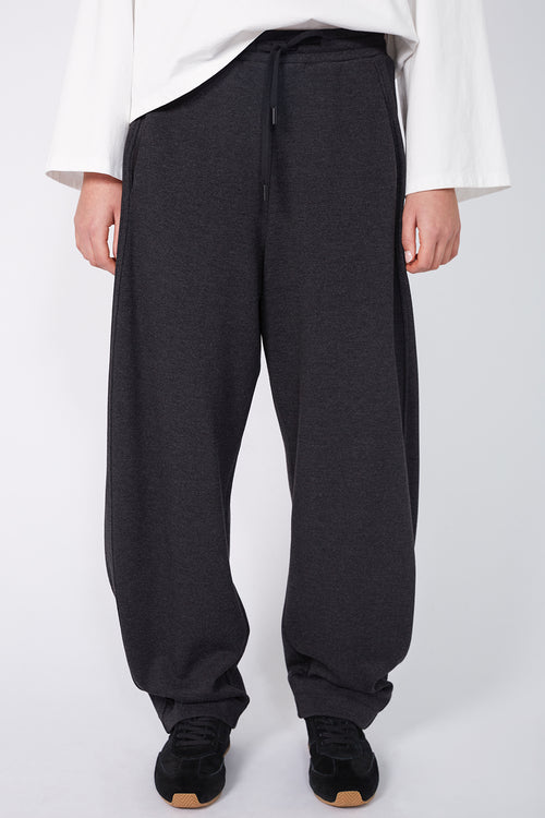 stride pant / dark charcoal marle
