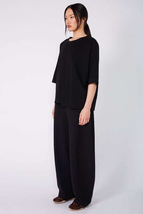 subside short sleeve sweat / black