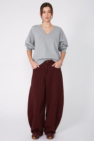summit jean / dark sangria red