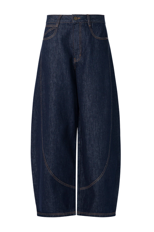 summit jean / raw indigo blue