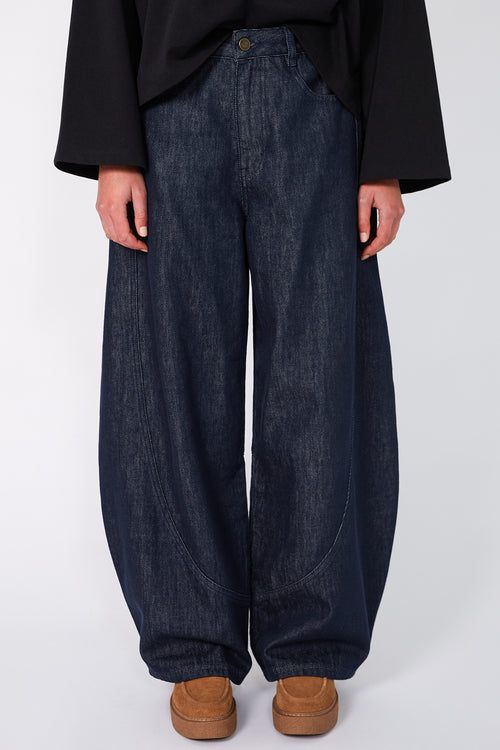 summit jean / raw indigo blue