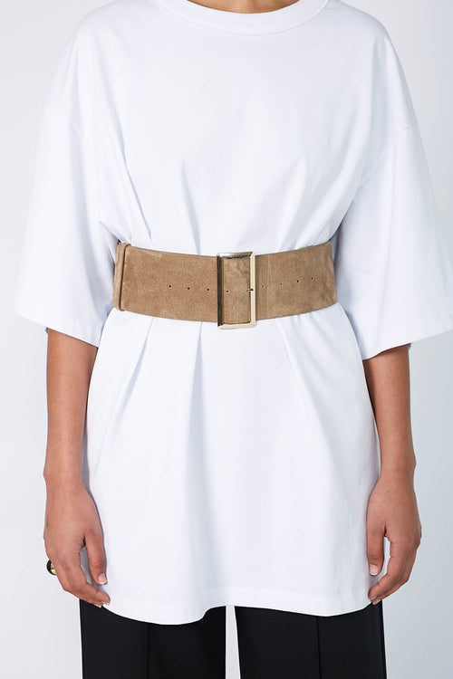 switch belt / warm taupe