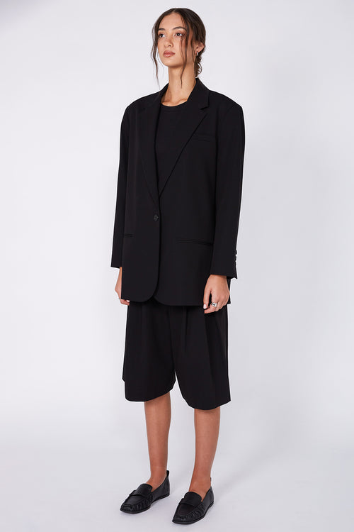 tabard blazer / black