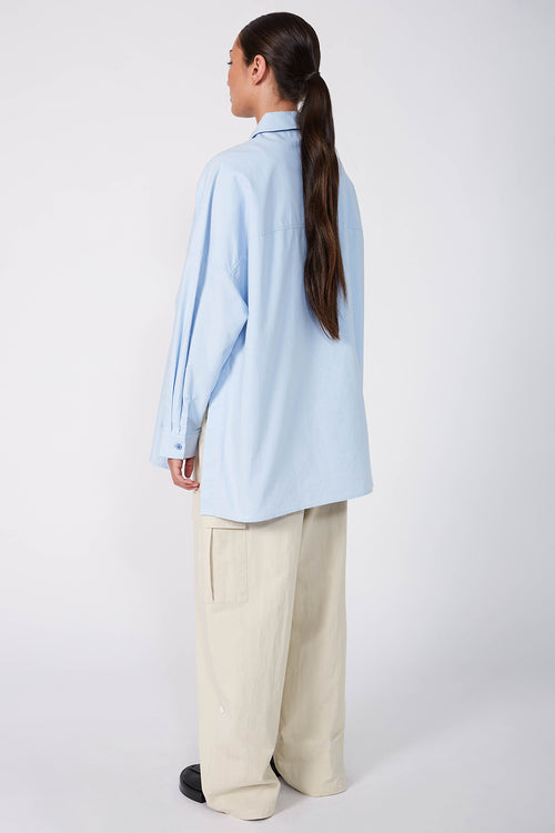 tabard shirt / oxford blue