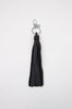 tassel keyring / black|silver