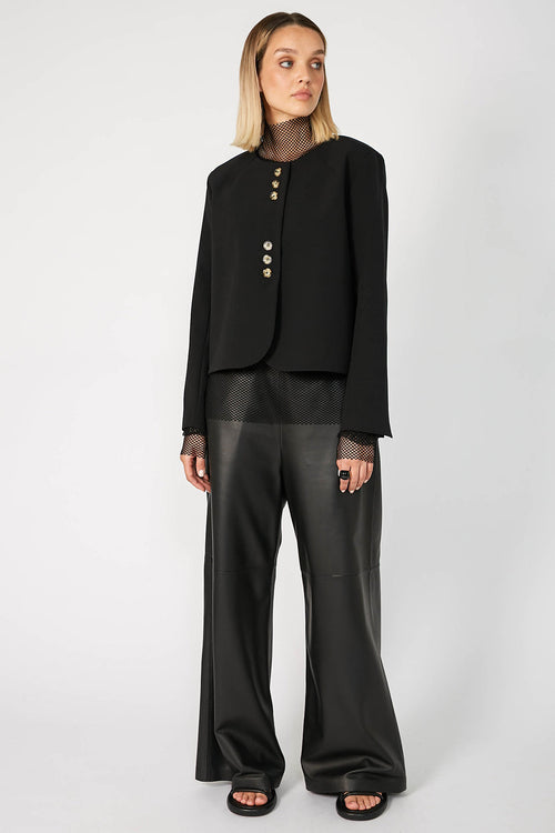 trace jacket / black
