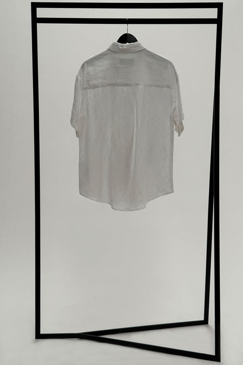 trooped shirt / white linen