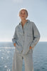 untold denim shirt / faded distressed blue
