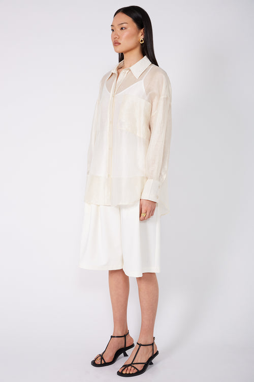 untold shirt / cream