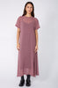 wisp midi dress / dusky mauve