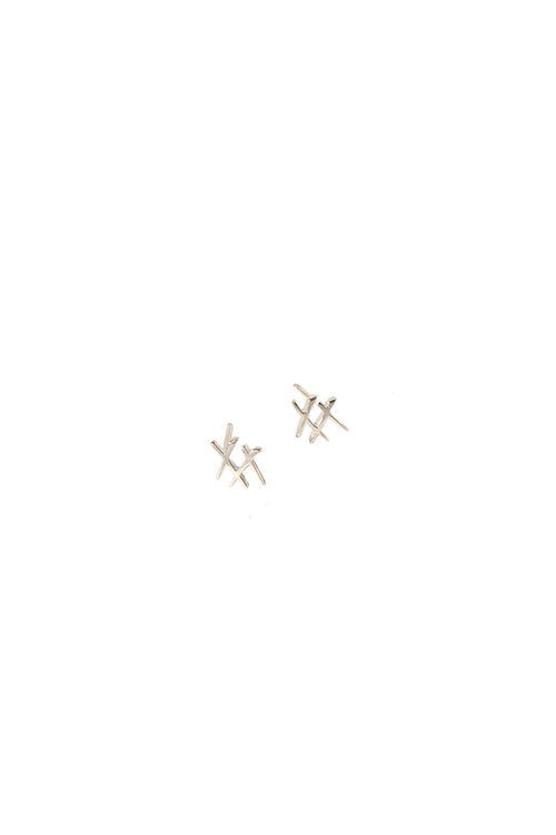 Xx earrings / silver